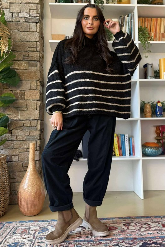 Stanley Baby Cord Jogger Black /10=